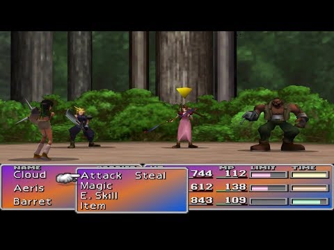 Final Fantasy VII 7 Disk 1 Chocobo Ranch, Mythril Mines & Finding Yuffie
