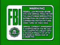 Disney 1992 FBI Warning Logo Laserdisc Quality