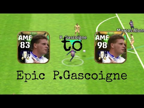 EPIC P. GASCOIGNE 98 TRAINING WITH PLAYSTYLE - eFootball 2023 Mobile
