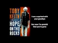 [Lyrics On Screen] Missed You Just Right Lyrics - Toby Keith