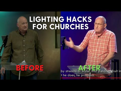10 Lighting Hacks to Improve Your Church Live Stream | Pro Church Lights at Churchfront Live