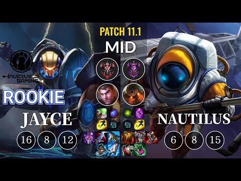 IG Rookie Jayce vs Nautilus Mid - KR Patch 11.1