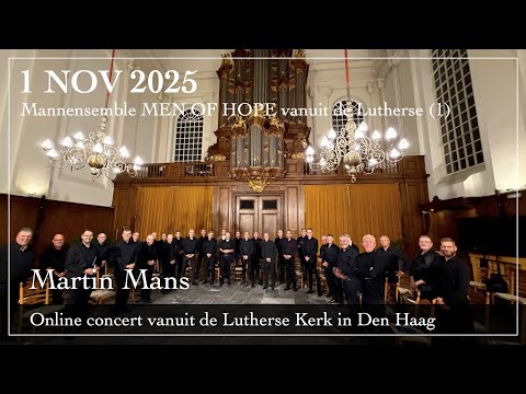 Mannenensemble Men of Hope vanuit de Lutherse Kerk in Den Haag (1)