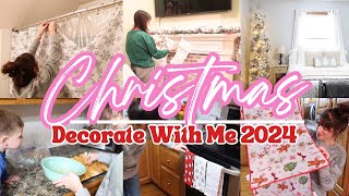 2024 CHRISTMAS DECORATE WITH ME | CLEANING MOTIVATION