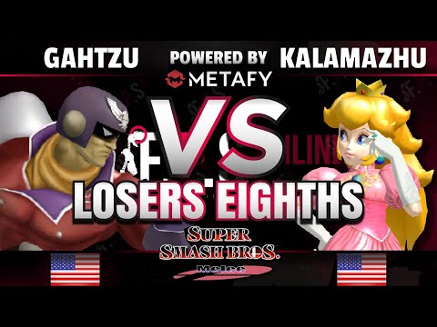 FPS4 Online - Revenge | Gahtzu (Captain Falcon) vs. Kalamazhu (Peach) - Melee Losers Eights