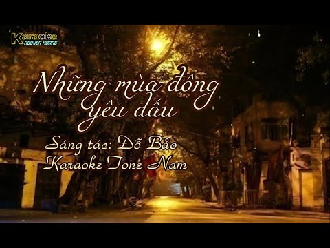 Karaoke Những mùa đông yêu dấu Tone Nam | NguyenHoang-Karaoke