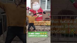 #christmas#spirit#statenisland#man#praises#santa#yt#funnyshorts#comedy#santaclauseiscomingtotown#🎅🤣