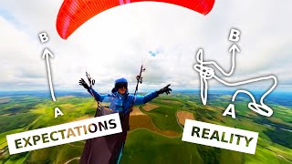 XC paragliding flying tips