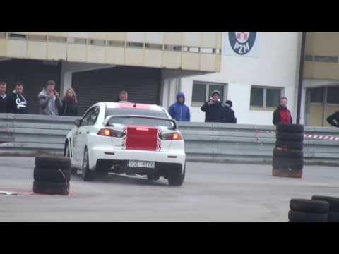 Paweł Łuczkiewicz - Mitsubishi Lancer EVO X - SuperOES II Runda Tor Kielce 22-02-2014