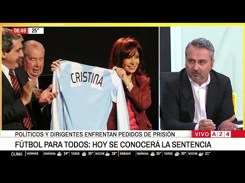 FÚTBOL PARA TODOS: HOY SE CONOCERÁ LA SENTENCIA PARA POLÍTICOS Y DIRIGENTES