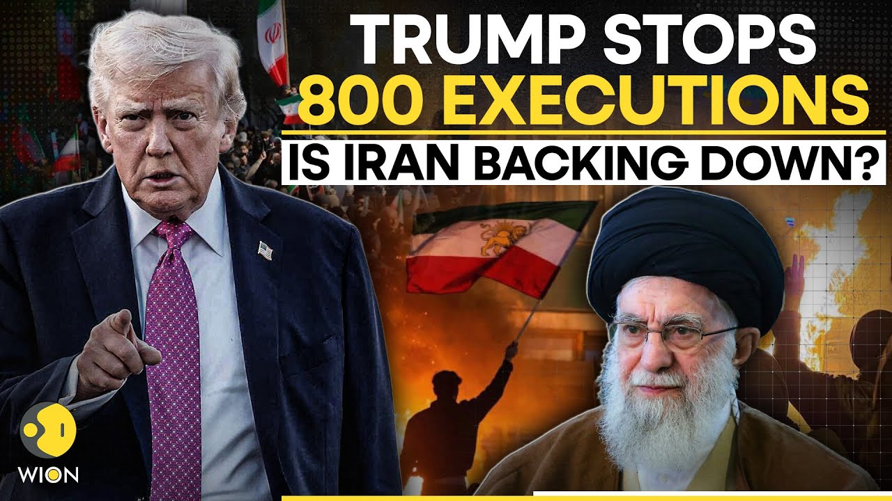 US-Iran: Trump Pressure Stops 800 Executions in Iran, US Keeps Military Options Open |WION ORIGINALS