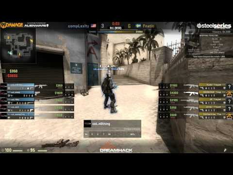 fnatic vs compLexity | Halbfinale, DreamHack Winter 2013 | de_mirage Map 2