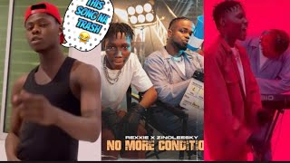 Mohbad REACTS 😱 to zinoleesky new song with Rexxie ‘No more Condition’