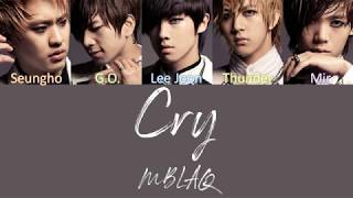MBLAQ Cry Lyrics
