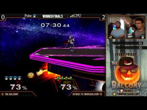 Melee at the Balcony 69 - Winners Finals ft. Pulse (Marth) VS CPU (Falco)