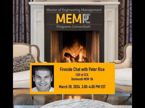 Fireside Chat with Peter Rice - YouTube