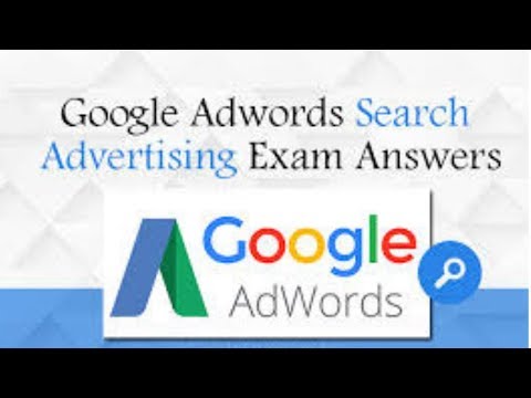 Google AdWords Advanced Search Advertising Exam Questions and answers 2019