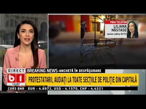 STIRI B1 ORA 12.00 DIN 30 MARTIE 2021 - REACTII DUPA PROTESTE