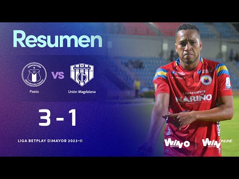 Pasto vs. Unión Magdalena (resumen y goles) | Liga BetPlay Dimayor 2023- 2 | Fecha 17