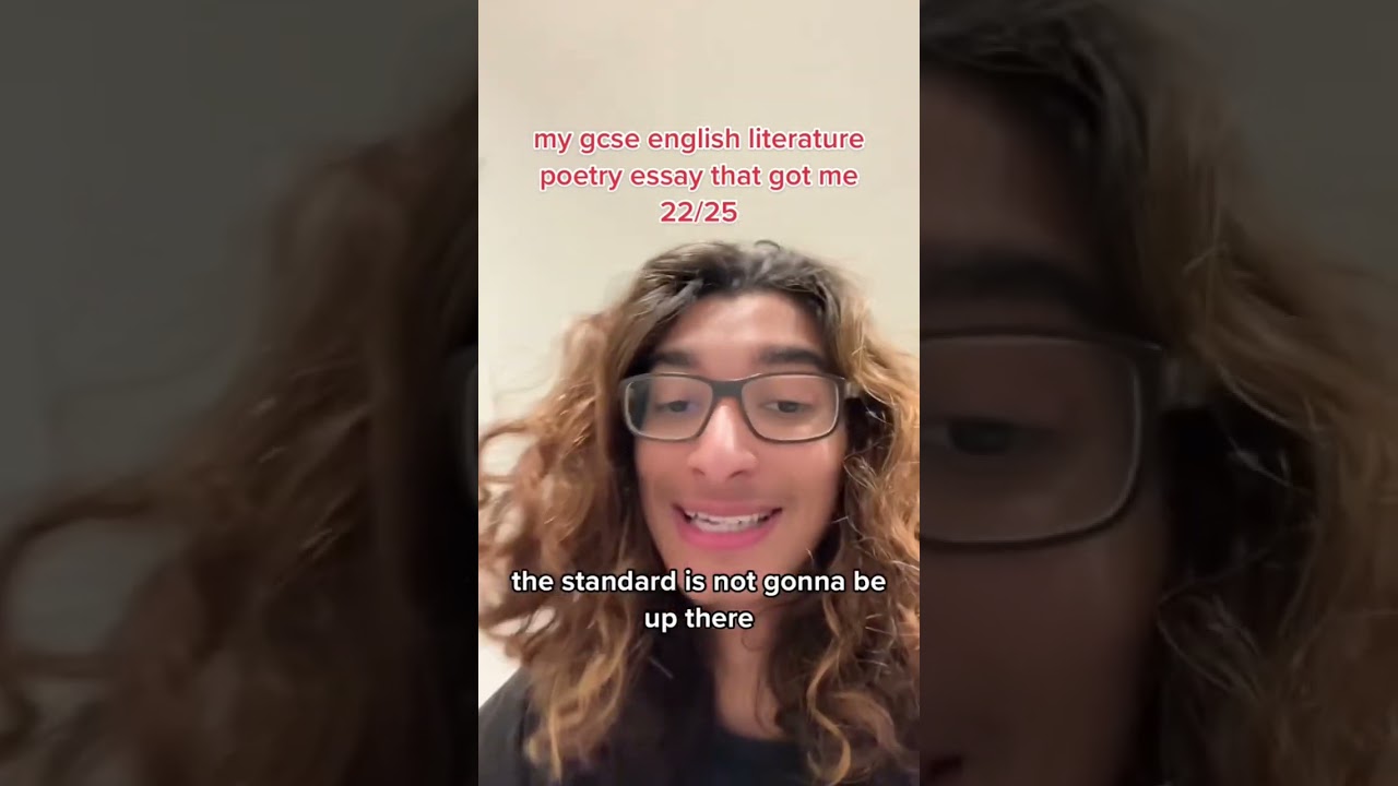 Watch video My GCSE English Literature Grade “9” essay | For Year 10’s Now My GCSE English Literature Grade “9” essay | For Year 10’s