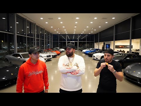 LONCHE y WILLITO van con EL BARBAS a un CONCESIONARIO con muchos AUTOS LUJOSOS MILLONARIOS 