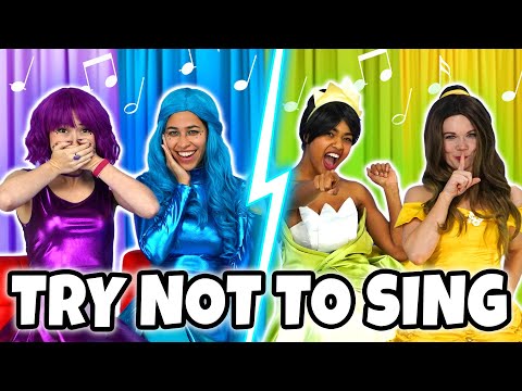 TRY NOT TO SING ALONG SUPER POPS VS. DISNEY BELLE & TIANA. (Can You Not Sing Our Songs?) Totally TV