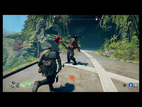 God of War - Light Elf Sanctuary: Realm Tear: Purple Tier Black Heavy Draugr Fight & Loot (2018)