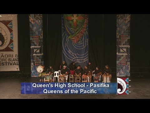 Queen's High School  Pasifika.  Queens of the Pacific - Otago Polyfest 2016