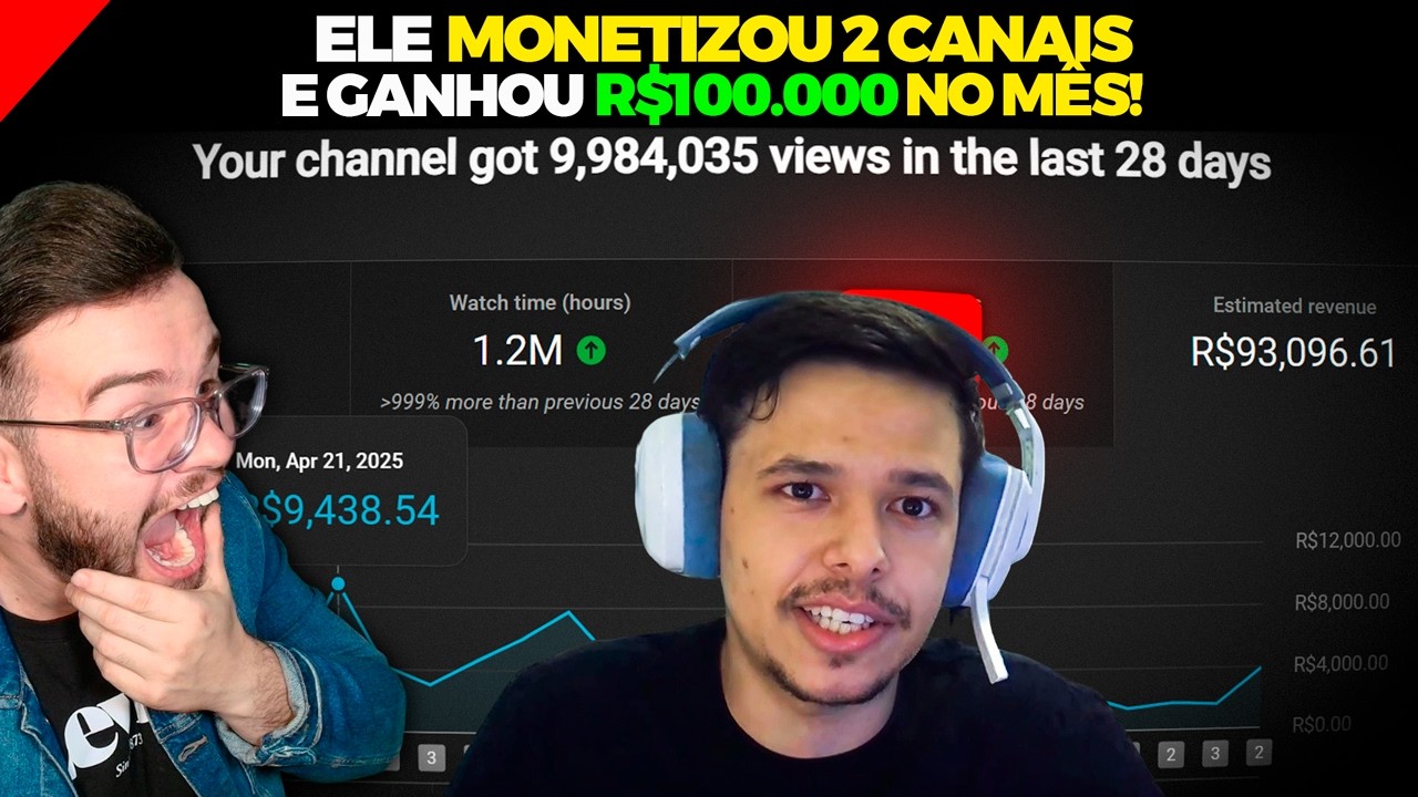 ELE MONETIZOU UM CANAL DARK RÁPIDO E GANHOU R$100 MIL REAIS NO PRIMEIRO MÊS - Dotticast #13