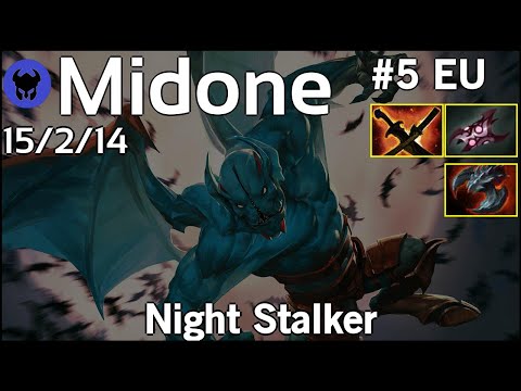 Midone [Secret] plays Night Stalker!!! Dota 2 7.20