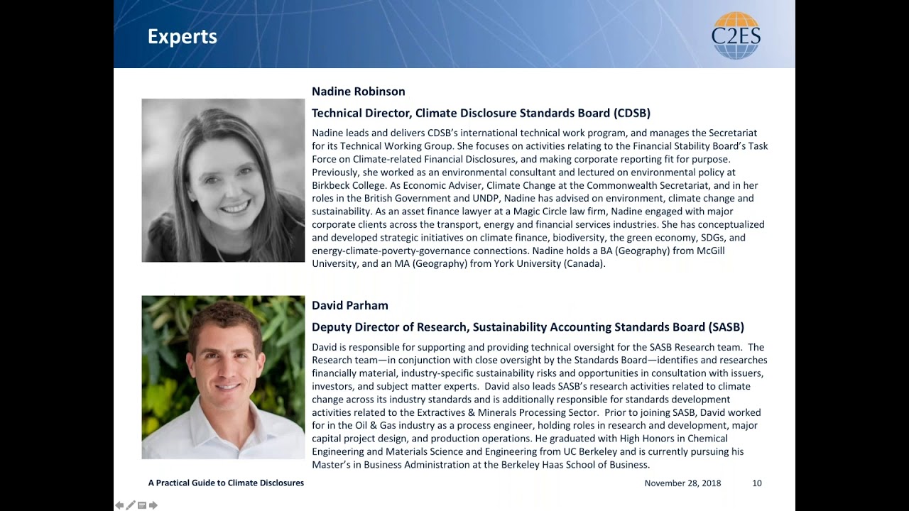 Webinar: A Practical Guide to Climate Disclosures