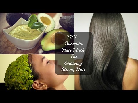 DIY: Avocado hair mask for growing strong hair
