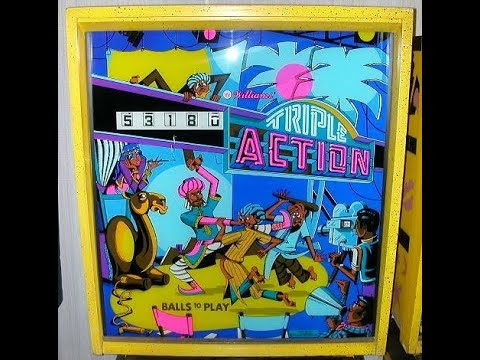 1973 Williams TRIPLE ACTION pinball machine