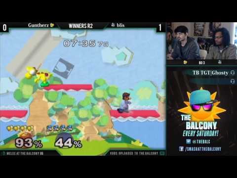 Melee @ the Balcony 86 - Winners R2 ft. Guntherz (Ness, Yoshi) VS blis (Doctor Mario)
