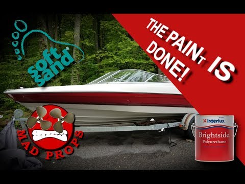 How to Paint Your Boat with Interlux Brightside: Part 2 - Applying Nonskid and Top Coat