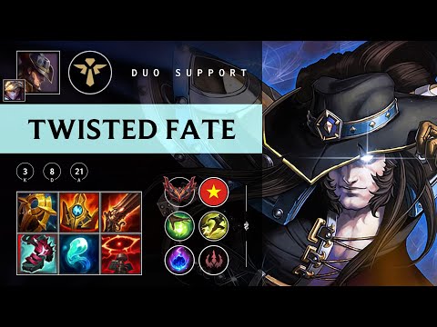 Twisted Fate Support vs Karma - VN Grandmaster Patch 25.23