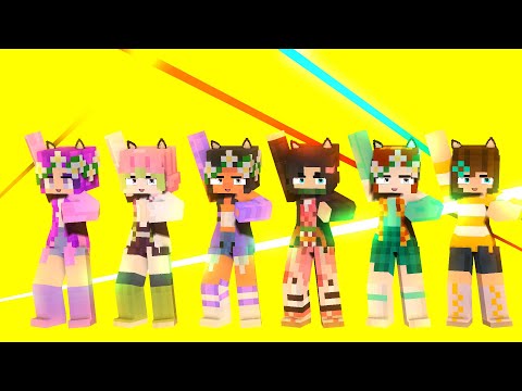 COUPLE DANCE MEME NEW FRIENDS | ZOEY, NEZUKO, KIM - MINECRAFT ANIMATION #shorts