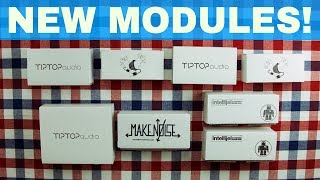 Video thumbnail for TIPTOP AUDIO + MAKE NOISE + INTELLIJEL MODULE UNBOXING ~ Quantizer, Fold Processor, Tempi, etc. by once upon a synth