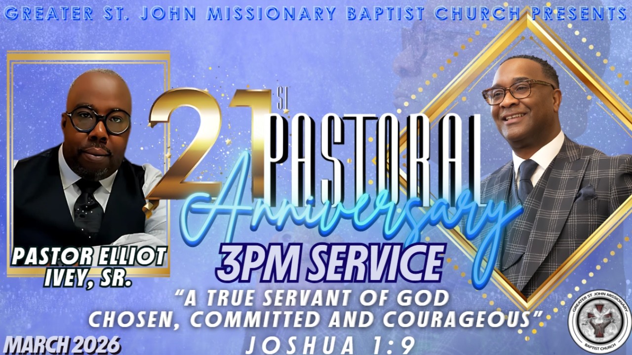 21st Pastoral Anniversary | Pastor Elliot Ivey, SR.