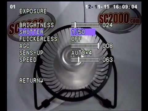 Capturing details of dynamic objects by adjusting the shutter settings---SecurityCamera2000.com