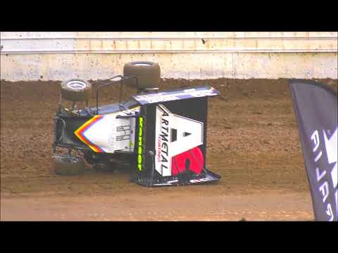 Formula 500 Dean Cottrell Crash & Terry Rankin Laang Speedway  27-4-2019