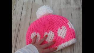 Pine Notes~Beginner Crochet~ Week 4 "My 1st Crochet Color Work"Giving Heart CAL (Community A Long)
