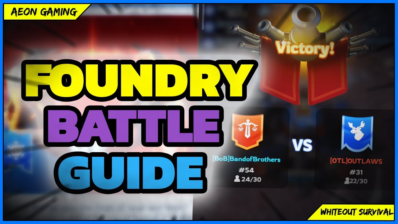 ❌Make No MISTAKE!❌ Everything you need to know about the Foundry Battle in Whiteout Survival