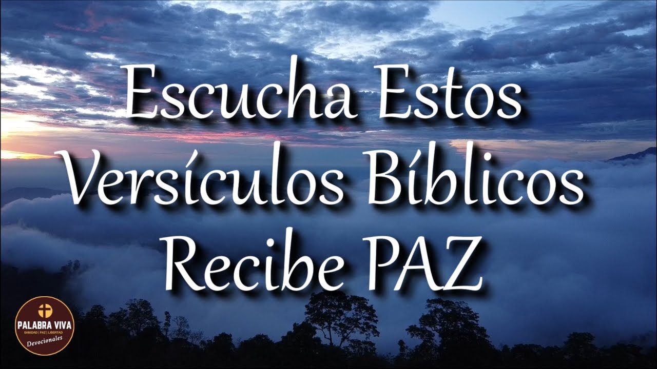 Recibe PAZ escuchando estos Poderosos Versículos Bíblicos | Biblia hablada | Bible audio
