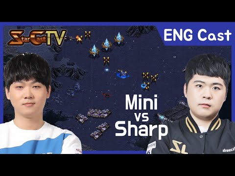 [ENG] "Who says his skills are rusty?" Mini vs Sharp - Starcraft Remastered (StarCastTV English)