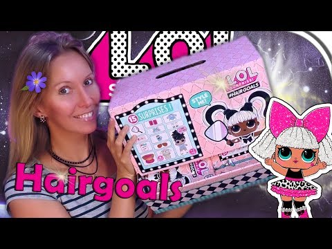LOL Surprise HAIRGOALS echte Haare 💇 DISPLAY Makeover Series 💄 L.O.L. FIGUREN auspacken 💖 deutsch