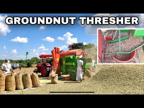 2 fans jangeer groundnut thresher