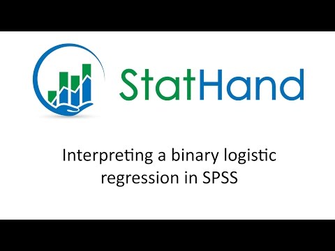 StatHand - Interpreting a binary logistic regression in SPSS