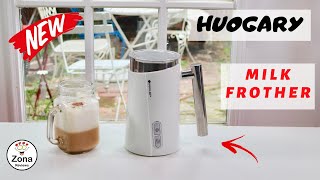 HUOGARY ❤️ Electric Milk Frother & Steamer ⭐️ Review ✅