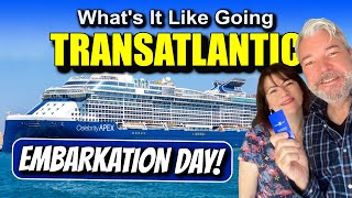 Celebrity Apex TRANSATLANTIC Cruise – Embarkation Day SURPRISED Us!
